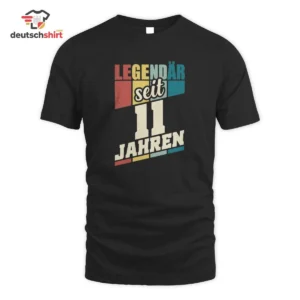 11 Geburtstag Merch: Legendär seit 11 Jahren Bio T-Shirt getragen von Tobias Meyer