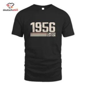 1956 Jahrgang Geburtstag Retro Shirt – Limited Edition Geschenk getragen von Katharina Kl.