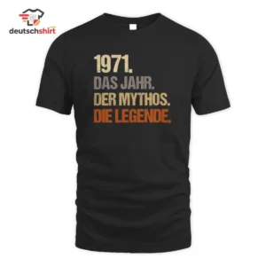 1971 Geburtstag Jahrgang Legende Bio T-Shirt für wahre Legenden getragen von Julia Meyer 19