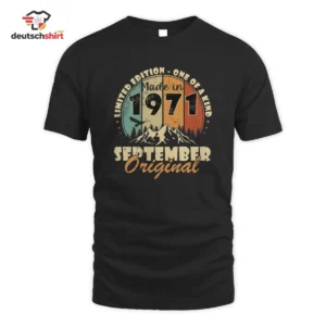 Original September 1971 Papa T-Shirt: 55. Geburtstag Geschenk getragen von Lena Wa.