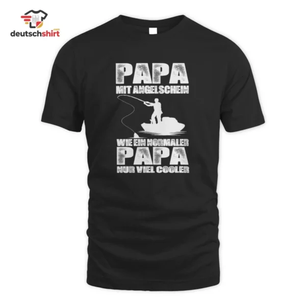 Angeln Papa Spruch - Bester Vater Geschenk Bio T-Shirt