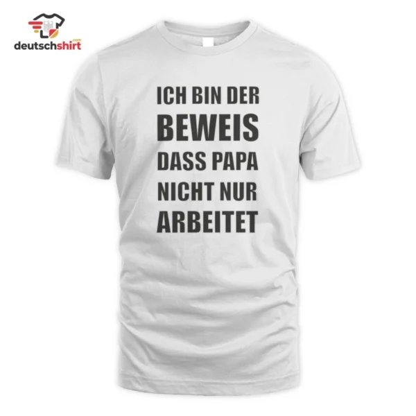 Baby Papa Arbeit Spruch – Für den besten Papa Bio T-Shirt