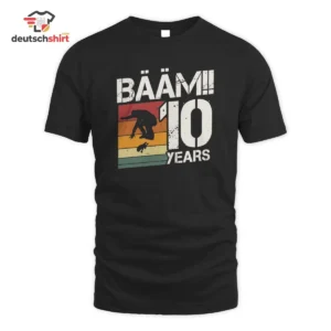 BÄÄM 10 Jahre Skater Geburtstagsgeschenk T-Shirt getragen von Sophie Klein