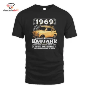 1969 Jahrgang Geburtstag Retro Bio T-Shirt – Echter Klassiker getragen von Sophie Sc.