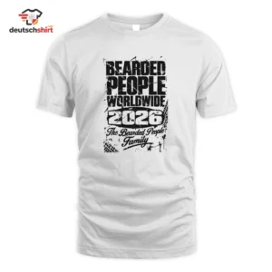 Bearded People Worldwide 2026 Bartpapa Bio T-Shirt getragen von Felix N.
