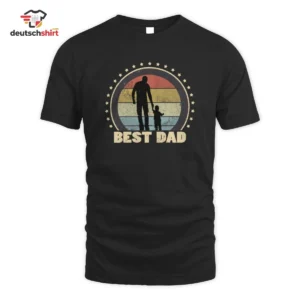 Best Dad Papa Spruch Merch T-Shirt für den besten Vater getragen von Julia Sc.