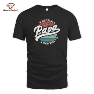 Bester Bonus Papa der Welt T-Shirt – Retro Papa Merch getragen von Marie N.