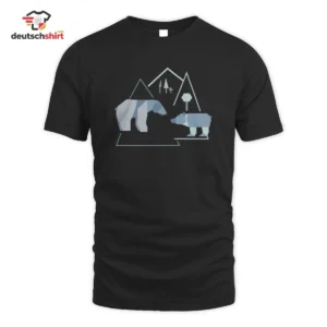 Bester Papa Bär Merch Shirt – Liebevoller Papa Spruch getragen von Katharina Mü.