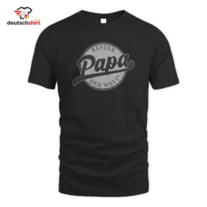 Bester Papa der Welt Merch – Bio T-Shirt für Väter getragen von Jonas Schröder 65