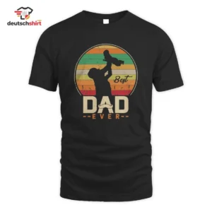Bester Papa Spruch Bio T-Shirt: Papa Merch Geschenk getragen von Hannah Sc.