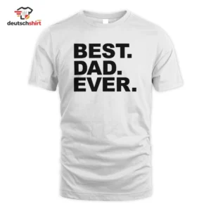 Bester Papa Spruch Geschenk Bio T-Shirt – Papa Merch jetzt kaufen getragen von Leon Sc.