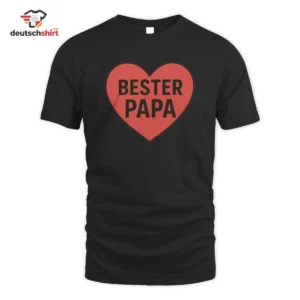 Bester Papa Merch T-Shirt – Stolzer Vater Spruch getragen von Marie Schmidt