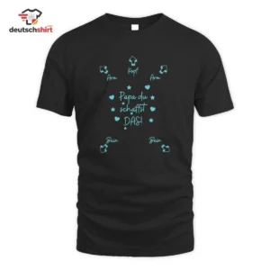 Bester Vater Spruch Bio T-Shirt für kleine Fans – Papa Merch getragen von Jan Me.