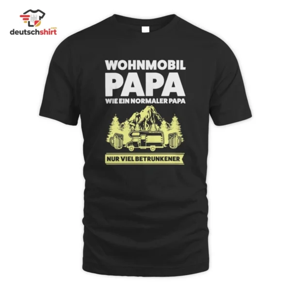 Camper Papa Wohnmobil Geschenk für den besten Vater Bio T-Shirt
