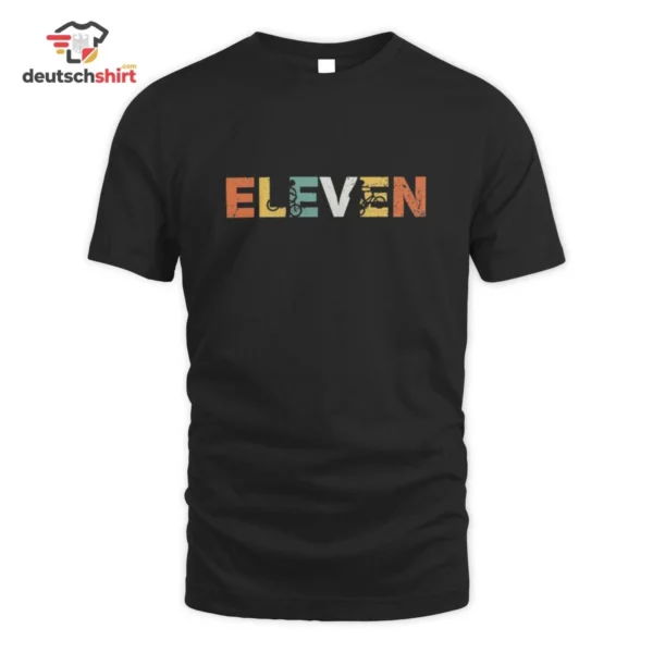 11. Geburtstag BMX Biker Vintage Design Bio T-Shirt