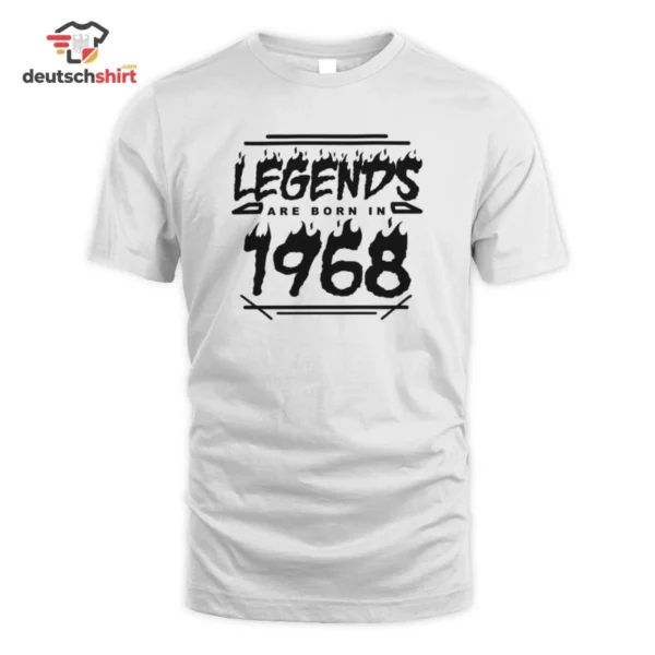 Legends born1968 – Jahrgang Geschenk Bio T-Shirt