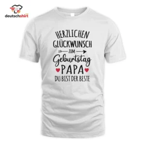 Papa Merch Geburtstag: Du bist der Beste Bio T-Shirt getragen von David R.