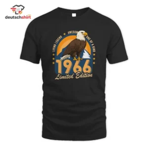 Jahrgang 1966 Merch T-Shirt: Limited Edition Geburtstagsgeschenk getragen von Florian Schulz 31