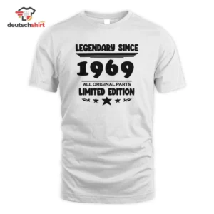Legendary Since 1969 Bio T-Shirt – Limitierte Jahrgangs-Auflage getragen von David Kl.
