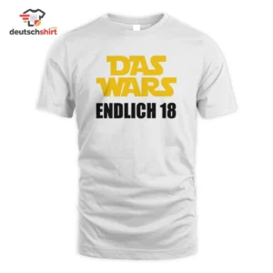 Endlich 18 Geburtstagsshirt – Das wars endlich Motiv getragen von Hannah S.