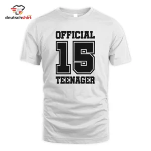 15 Geburtstag Teenager Merch: College-Style Bio T-Shirt Geschenk getragen von Sophie Wagner