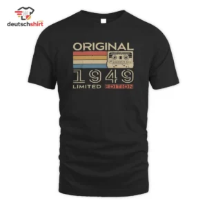 1949 Geburtstagsgeschenk Bio T-Shirt: Original Limited Edition getragen von Lukas H.