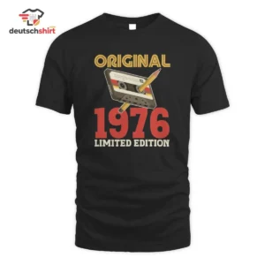 Originaljahrgang 1976 Merch – Bio T-Shirt Geschenk getragen von Felix Richter