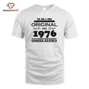 1976 Jahrgang Geburtstag Retro Shirt – Original seit 1976 getragen von Katharina Klein 81