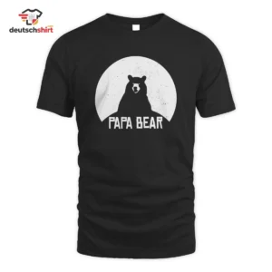 Papa Bear Merch T-Shirt – Bester Papa Bär Retro Geschenk getragen von Felix H.