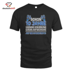 Schon 10 Jahre Geburtstagsshirt für Kinder Bio T-Shirt getragen von Anna Weber