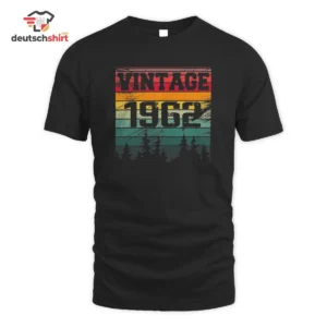 Vintage 1962 Retro Geburtstagsgeschenk Bio T-Shirt getragen von Niklas R.