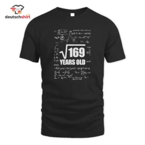 Wurzel 169 Geburtstag Legende Bio T-Shirt – Mathe-Nerd Humor getragen von Lukas Weber